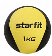 Мяч медбол 1 кг d - 18,8 см STARFIT желтый