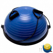 Платформа полусфера BOSU BALL YW-1524BL  с эспандерами