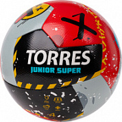 Мяч футбольный TORRES Junior-4 Super р.4, вес 320-350 г, ПУ, 4 сл, 12 пан, гибрид.сш, F323304